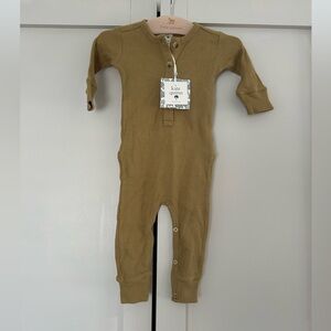 Kate Quinn Kids Footie in Mustard
